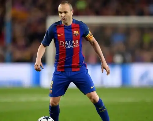 Andres Iniesta vicino alla Cina