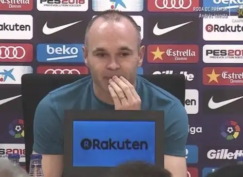 Iniesta giocherà in Giappone al Vissel Kobe