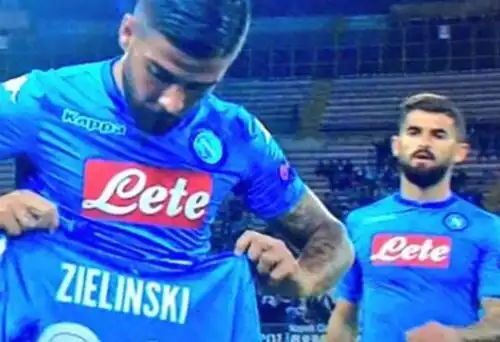 Insigne, gol con dedica… sbagliata