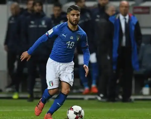 Italia, subito Insigne. Fuori De Rossi