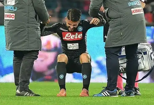 Il Napoli in ansia per Insigne