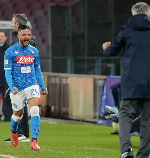 Insigne e il Napoli fanno festa: 3-0 alla Sampdoria