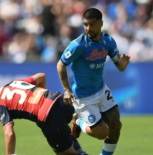 Il Napoli stravince nel giorno dell’addio di Insigne, Genoa verso la B