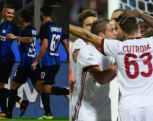 Serie A, Inter e Milan partono fortissimo