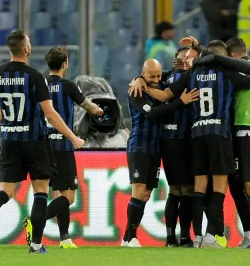L’Inter non si ferma più. 3-0 alla Lazio