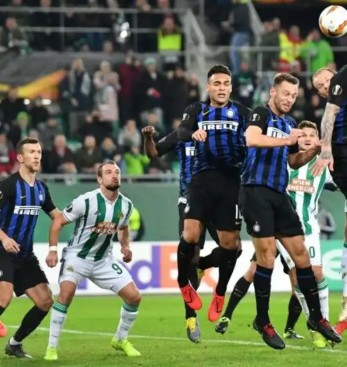 Rapid Vienna-Inter: Pagelloide nerazzurro