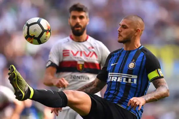 Una rete in extremis consente all'Inter di piegare il Genoa.