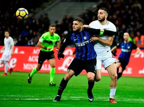 Vecino salva l'Inter e gela la Roma: pari a San Siro. Termina 1-1 il posticipo del Meazza.