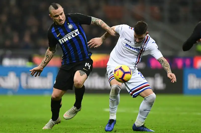 I nerazzurri superano la Sampdoria sotto gli occhi del bomber "ribelle".