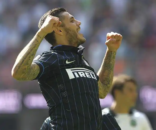 L'Inter travolge al Meazza il Sassuolo con una goleada che ha ricalcato il 7-0 della scorsa stagione. In gol Kovacic, tre vole Icardi, due volte Osvaldo e per finire Guarin.