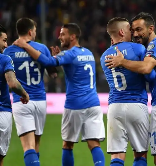 L’Italia strapazza il Liechtenstein con super Quagliarella