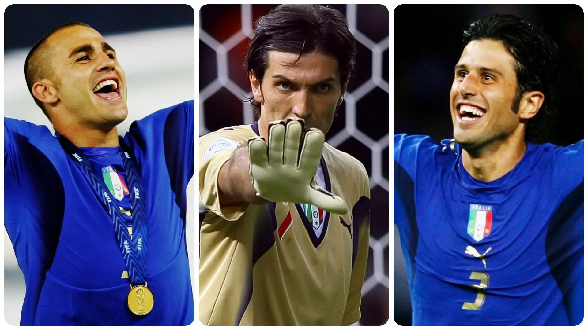 Italia: cosa fanno oggi i campioni del Mondiale 2006? Foto. Nell'elenco sono compresi gli 11 calciatori che hanno giocato da titolari nella finale vinta ai calci di rigore contro la Francia.