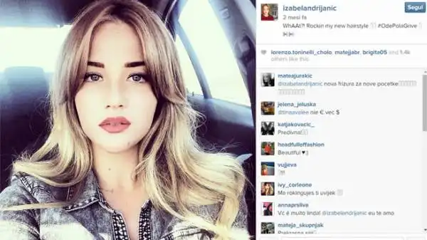 Izabel Andrijanic è la splendida compagna di Mateo Kovacic.