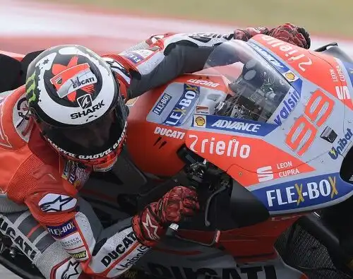 Gp Catalogna, Lorenzo domina le seconde libere