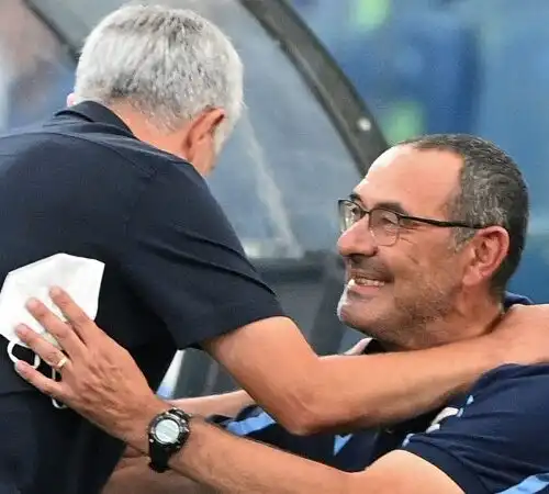 José Mourinho stuzzica ancora Maurizio Sarri