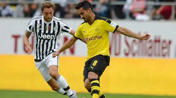 Sconfitta per la squadra di Allegri alla prima uscita stagionale: gol di Aubameyang e Reus.