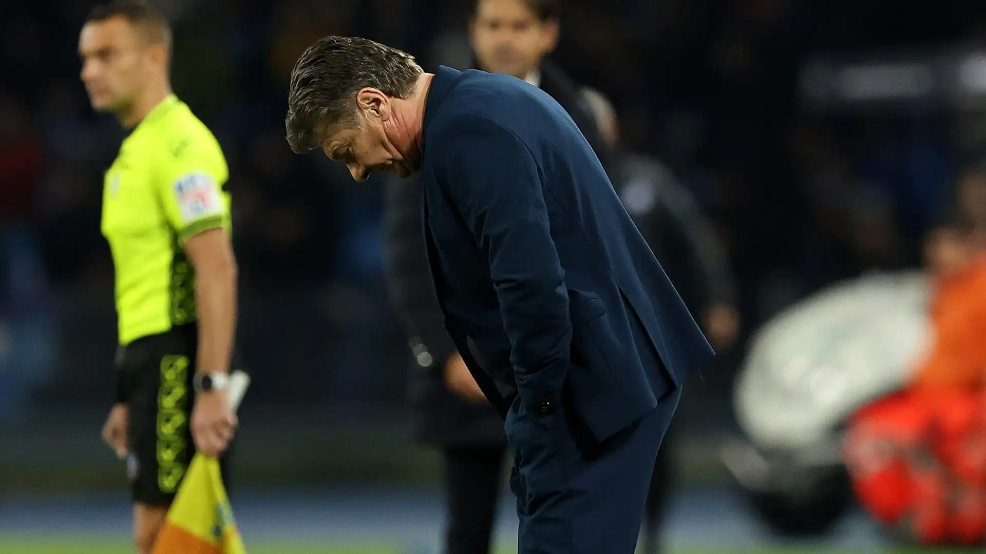 Walter Mazzarri contro la Juventus sarà costretto ad una soluzione d'emergenza
