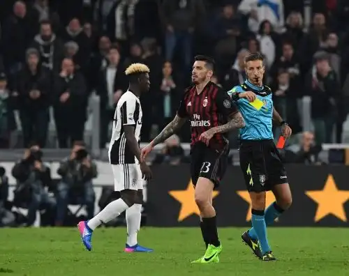Bufera Juventus-Milan, tre rossoneri squalificati