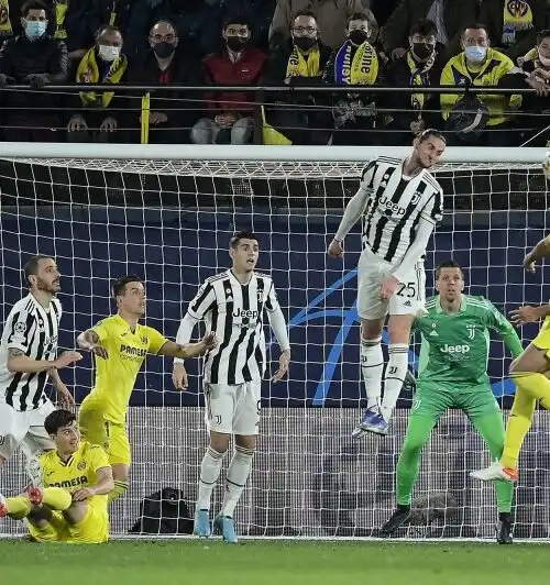 Champions League, il Villarreal blocca sul pari la Juventus