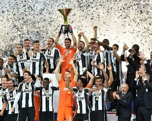 La Juventus festeggia con la manita