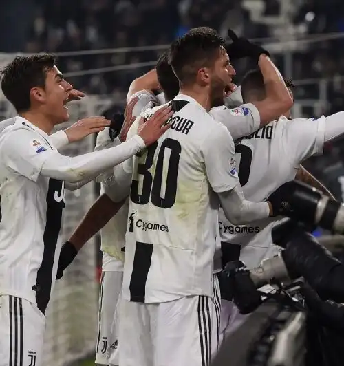 Juve campione d’inverno, va al tappeto anche la Roma