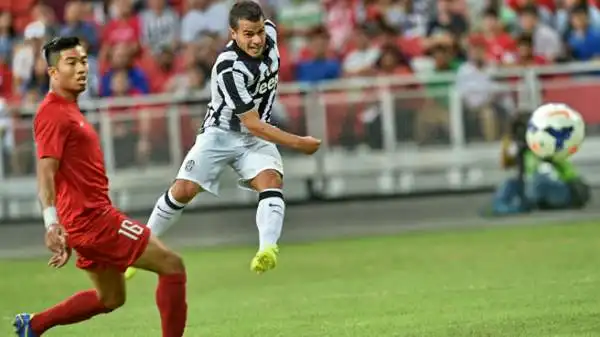 Doppietta di Pirlo, gol di Pogba, Giovinco e Asamoah: un'ottima 'Vecchia Signora' stende la selezione asiatica in amichevole.
