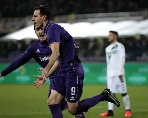 Serie A, Fiorentina-Sassuolo 2-1: Kalinic scatenato