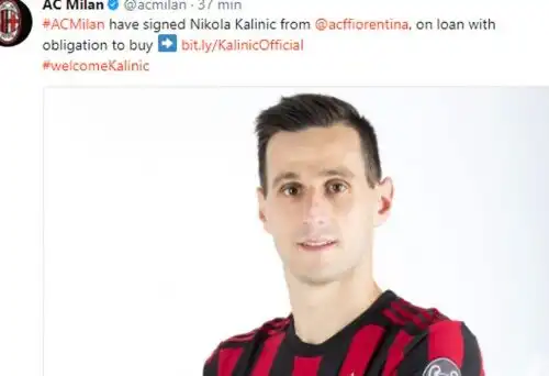Kalinic al Milan: “Aspettavo da due mesi”
