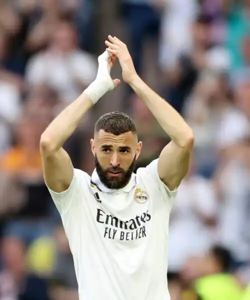 Karim Benzema, gol e standing ovation da brividi per l’addio: le foto