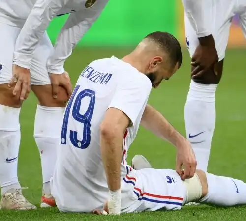 Euro 2020, Francia in ansia per l’infortunio di Benzema
