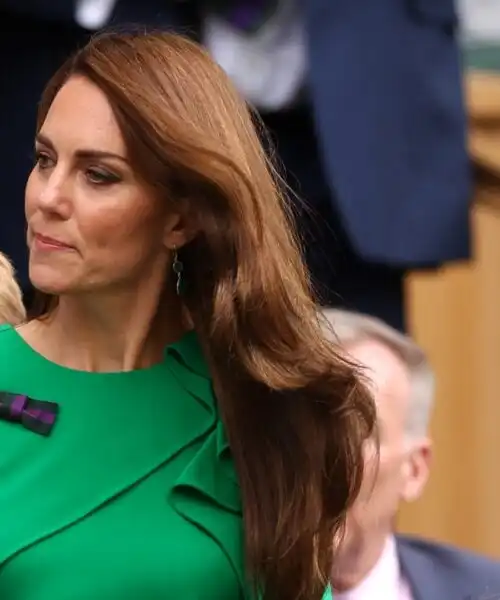 Kate, ingresso da Regina per la finalissima di Wimbledon: le foto