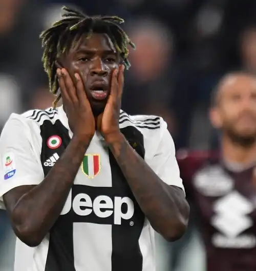 Moise Kean ha lasciato la Juventus