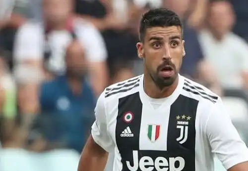 La Juventus perde Khedira per diverse settimane