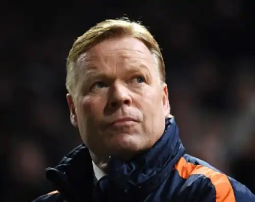 Ronald Koeman al ballo dei debuttanti