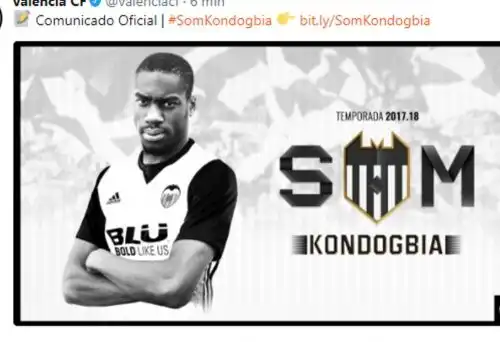 Kondogbia, l’addio all’Inter è ufficiale