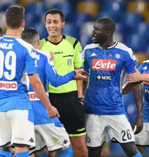 Due giornate a Koulibaly, una a Reina e Murillo