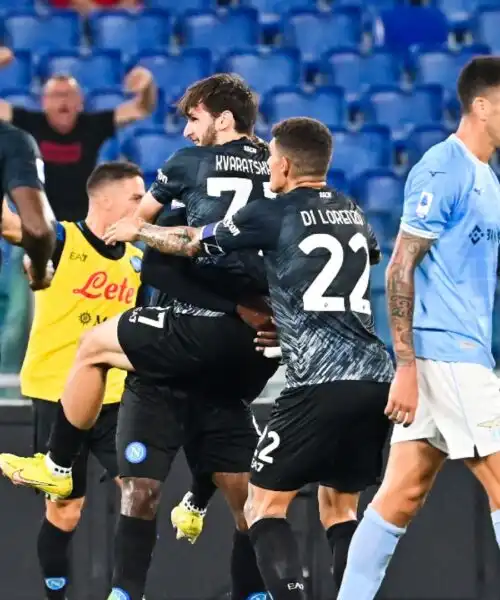 Il Napoli ribalta la Lazio e si regala la vetta