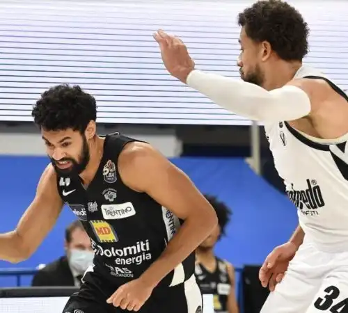 Trento cede alla Virtus, Brienza conta gli assist