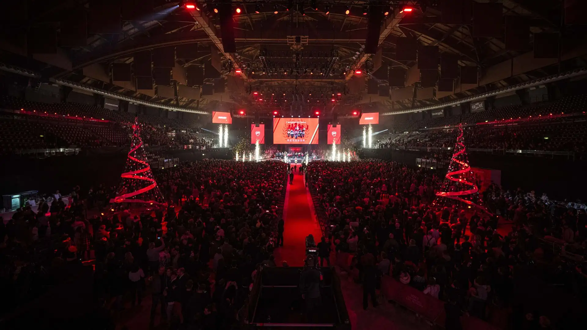 Per Ducati una splendida serata dopo un'annata eccezionale