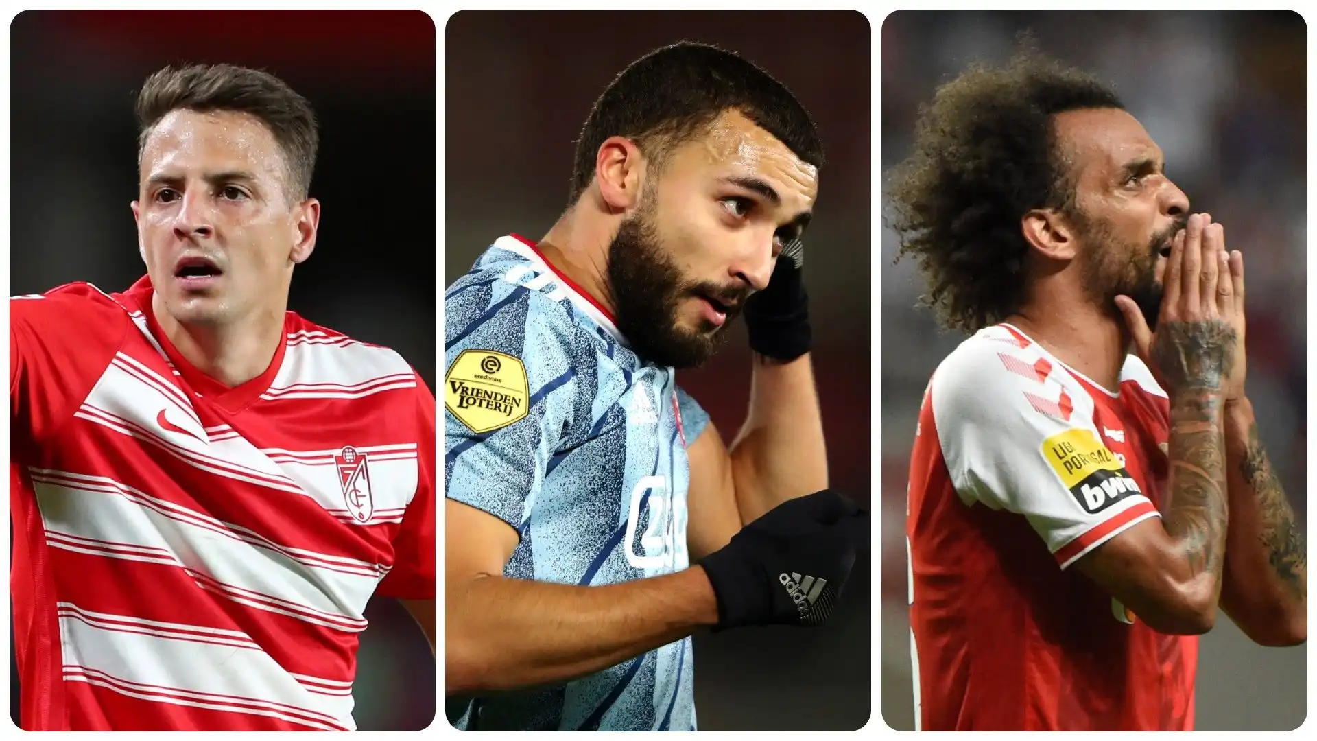 La top 10 dei calciatori attualmente senza squadra. Dati Transfermarkt
