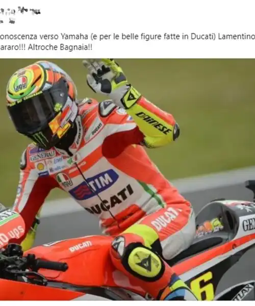 La sterile polemica degli OVR: Valentino Rossi dovrebbe tifare per Fabio Quartararo