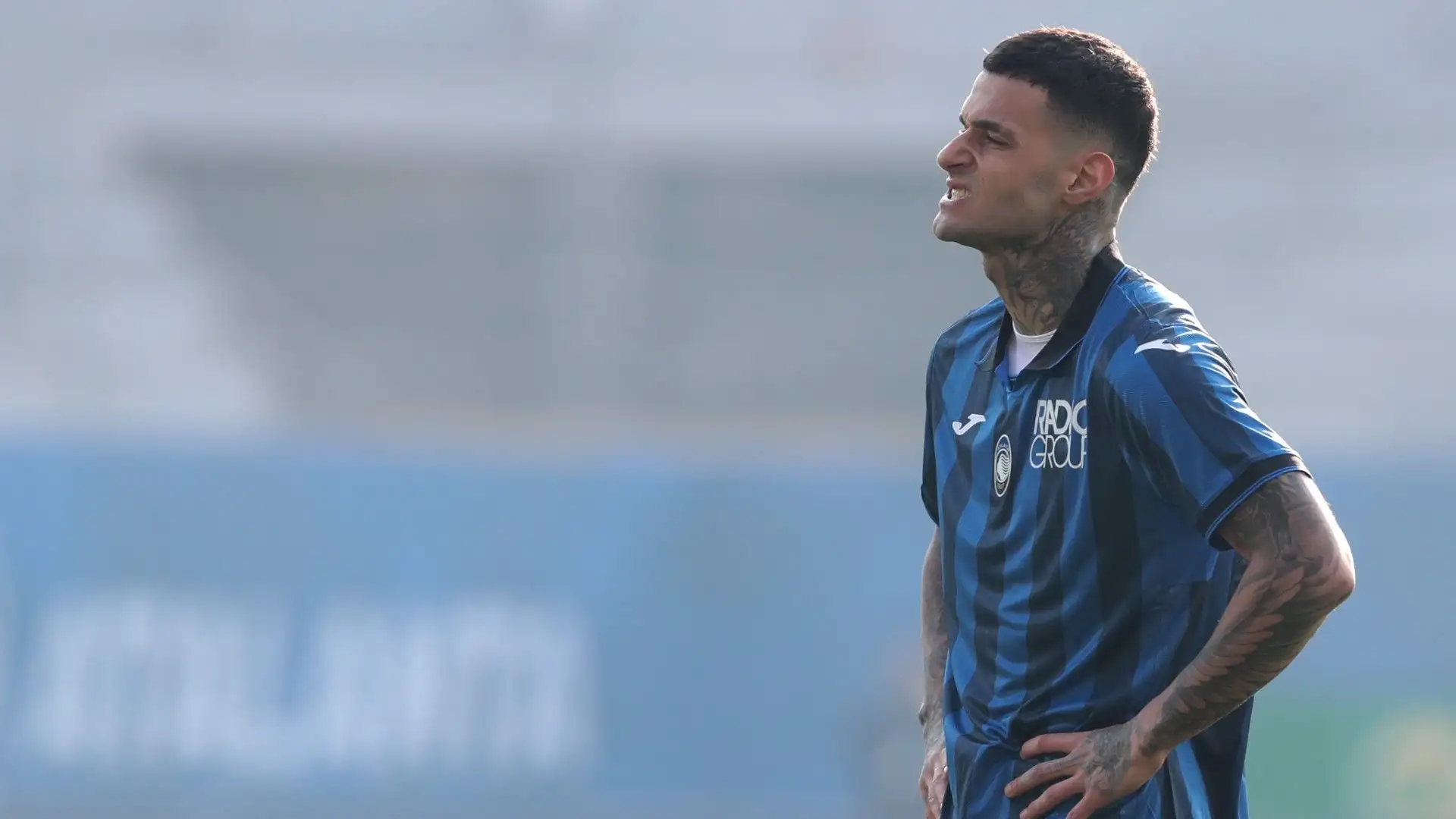 Gianluca Scamacca ha servito l'assist per il gol decisivo di Lookman