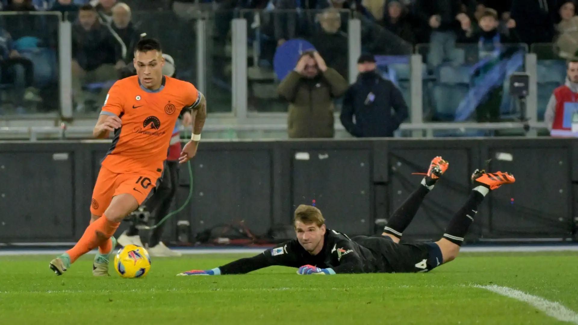 L'attaccante argentino ha segnato al 40' la rete che ha sbloccato il match contro la Lazio