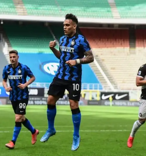 Inter, manita all’Udinese per chiudere in bellezza