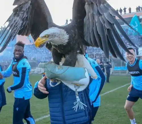 Lazio, festa per la Supercoppa: show dei tifosi a Formello