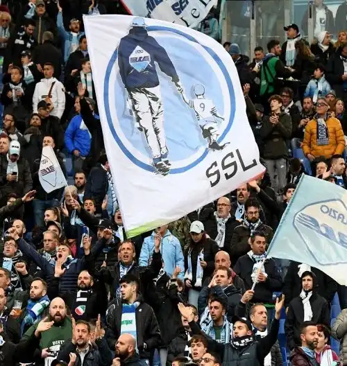 Lazio, i tifosi presenti allo stadio