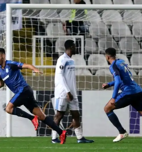 Una Lazio svogliata cade a Nicosia