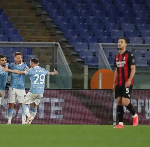 Lazio-Milan 3-0, le foto della grande serata biancoceleste