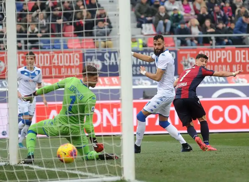 Gli ospiti sono passati in vantaggio con Torregrossa, pareggio felsineo con Orsolini e gol vittoria rossoblu di Bani.