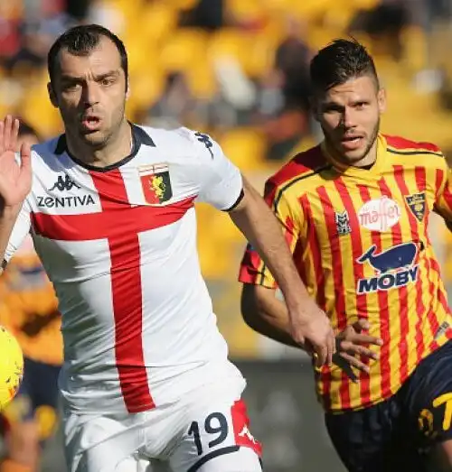 Lecce-Genoa, 2-2 nel caos